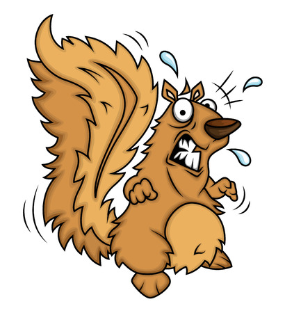 Fearful Squirrelのイラスト素材