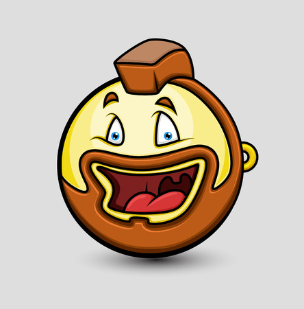 Biker Emoji Smiley Emoticonのイラスト素材