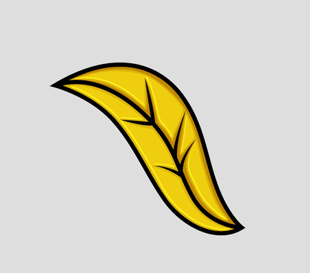 Retro Leafのイラスト素材