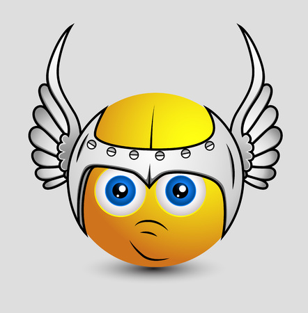 Innocent Watcher Emoji Smiley Emoticonのイラスト素材