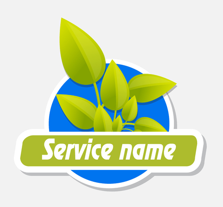 Ad Banner for Natural Herbsのイラスト素材