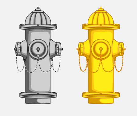 Hydrant Vector Illustrationのイラスト素材