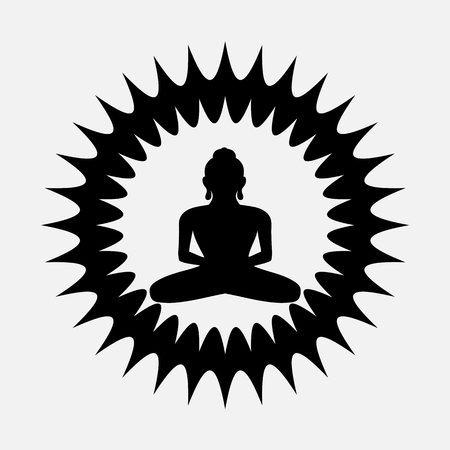 Divine Buddhist Shape Symbolのイラスト素材