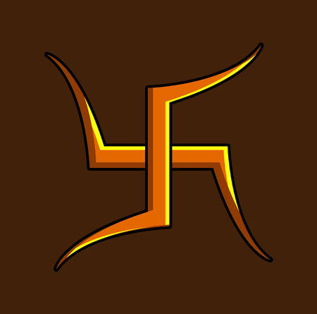 Gammadion Cross Symbolのイラスト素材