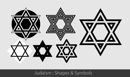Judaism Symbolsのイラスト素材