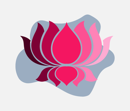 Lotus Vector Shapeのイラスト素材