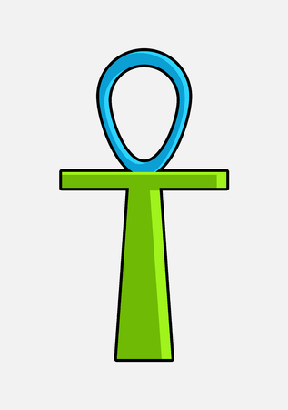 Ankh Symbol Vector Shapeのイラスト素材