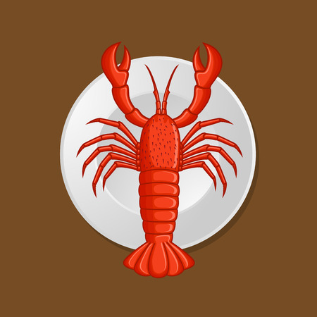 Lobster Seafoodのイラスト素材