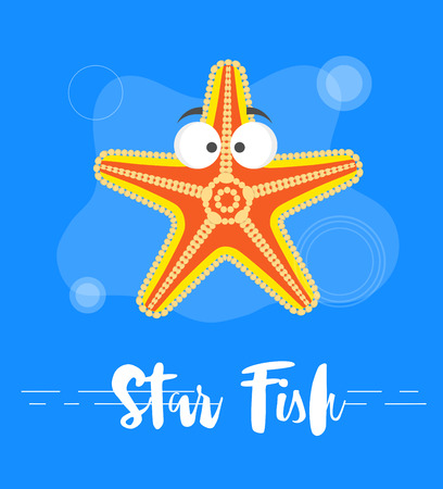 Funny Starfishのイラスト素材