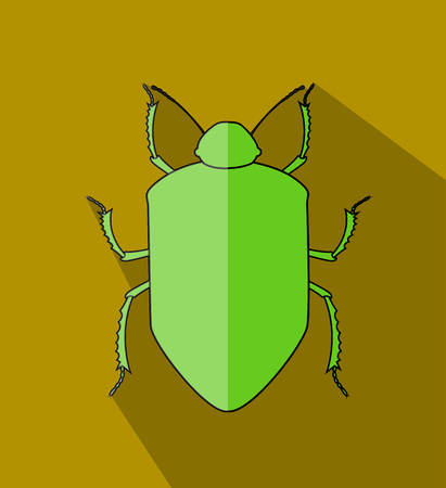 Beetle Insect Vector Illustrationのイラスト素材