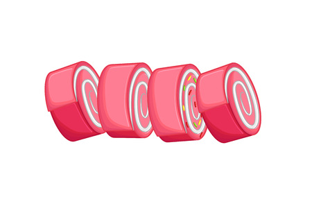 Chinese Sushi Fastfoodのイラスト素材