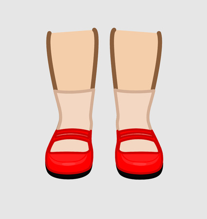 Female Legs with Shoesのイラスト素材