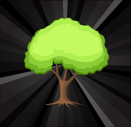 Lone Treeのイラスト素材