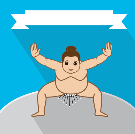 Sumo Wrestlerのイラスト素材