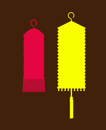 Traditional Japanese Lantern Shape Designsのイラスト素材