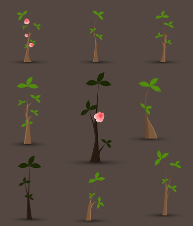 Flower Plants Vectorのイラスト素材