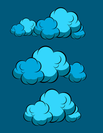 Stormy Clouds Vectorsのイラスト素材