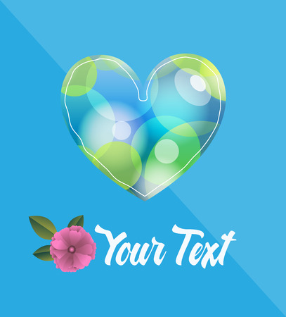 Valentine Heart Greeting Graphicのイラスト素材