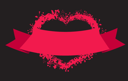 Valentine Bannerのイラスト素材