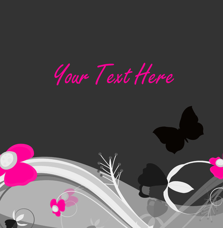 Decorative Flourish Template Designのイラスト素材