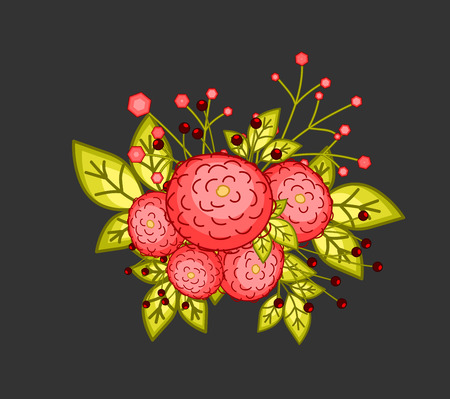 Flowers Bunch Vector Graphicのイラスト素材