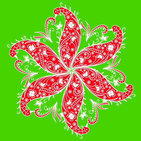 Modern Floral Designのイラスト素材