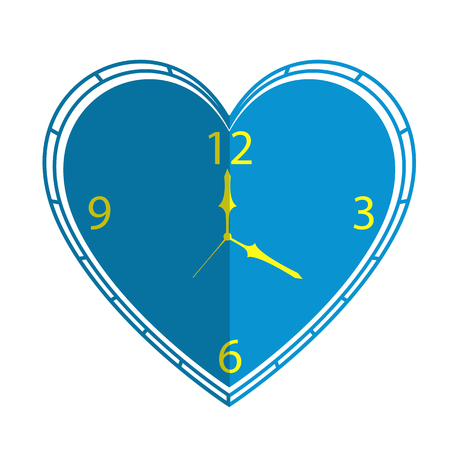 Heart Clock Vectorのイラスト素材