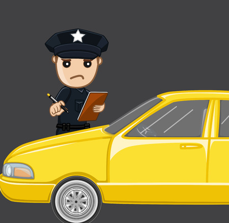 Meter Maid Conceptのイラスト素材