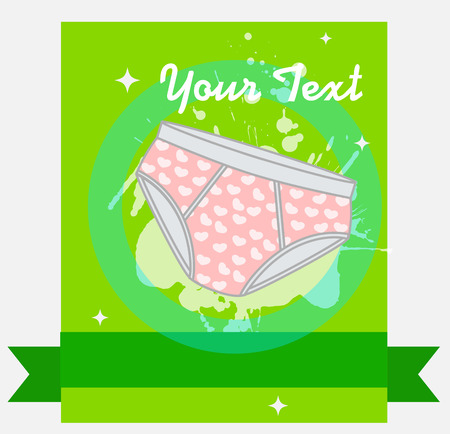 Kiddies Underwear Vectorのイラスト素材