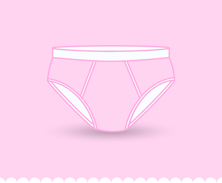 Female Panty Vectorのイラスト素材