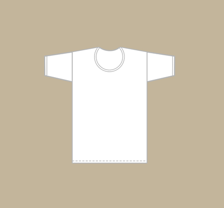 White T-Shirt Vectorのイラスト素材