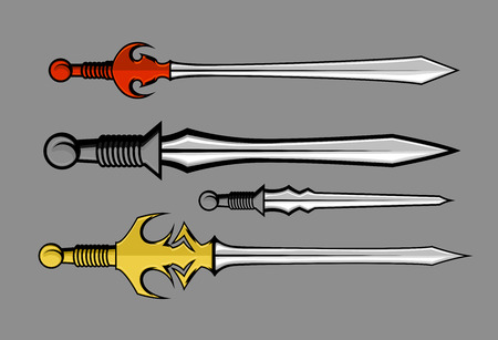 Vintage Swordsのイラスト素材