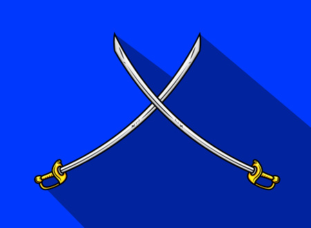 Cross Katana Vectorのイラスト素材