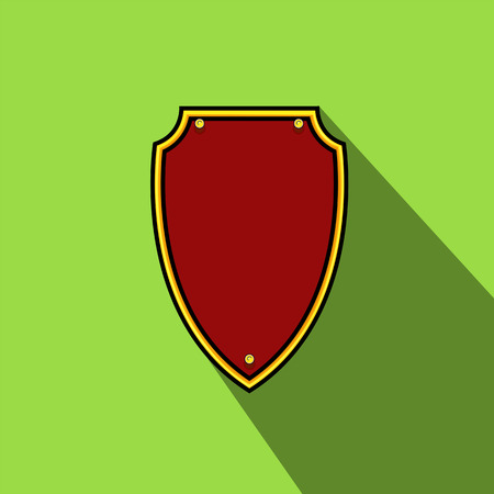 Retro Shield Frameのイラスト素材