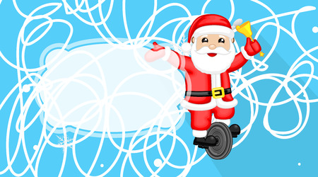 Santa Christmas Bannerのイラスト素材