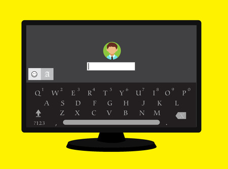 User Lock Screen Interfaceのイラスト素材