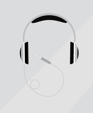Headphone Vector Illustrationのイラスト素材