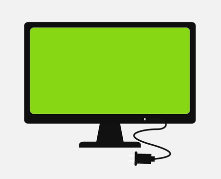 Monitor Vectorのイラスト素材