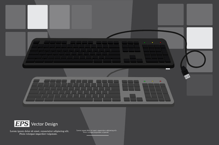 Keyboards Vectorのイラスト素材