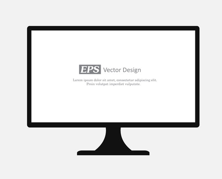 Monitor Shape Vectorのイラスト素材