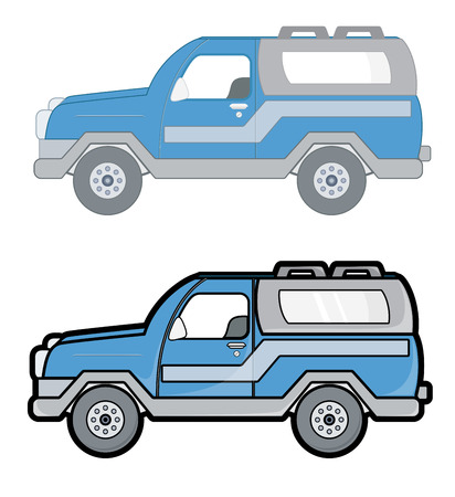 SUV Cars Vectorsのイラスト素材