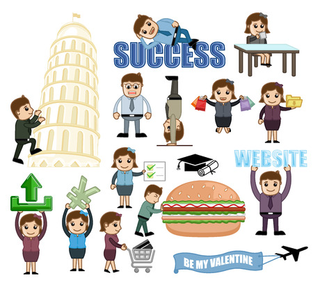Business, Travel and Food Vector Graphicsのイラスト素材