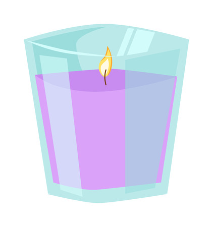 Aroma candle isolated spa aromatherapy aroma candle and relaxation aroma candle. Beauty flame relax care aroma candle. Decoration health therapy aroma candle treatment bath natural careのイラスト素材