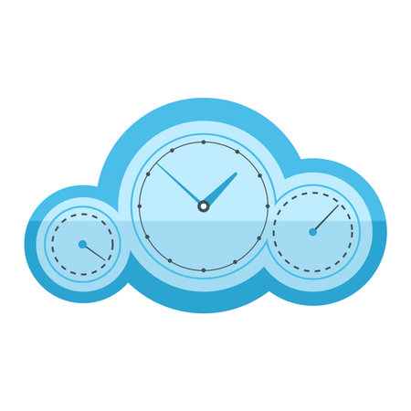 Clock face dial watch alarm vector illustration. Clock face icon isolated on white background....