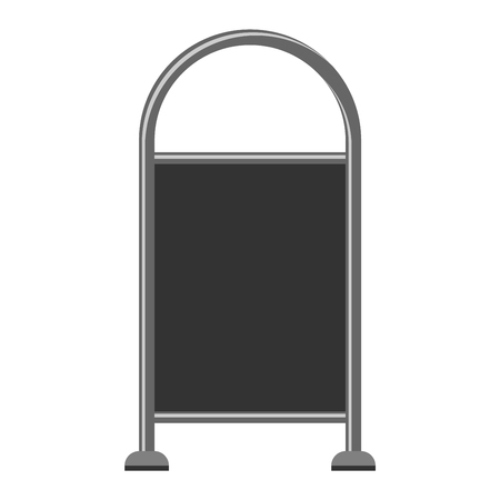 Advertisement billboard and outdoor advertisement template. Business poster promotion advertising areas vector. Commercial empty outdoor advertising billboard vector blankのイラスト素材