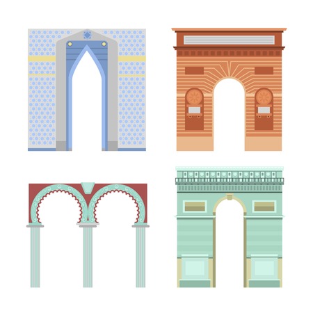 Arch architecture construction frame archのイラスト素材