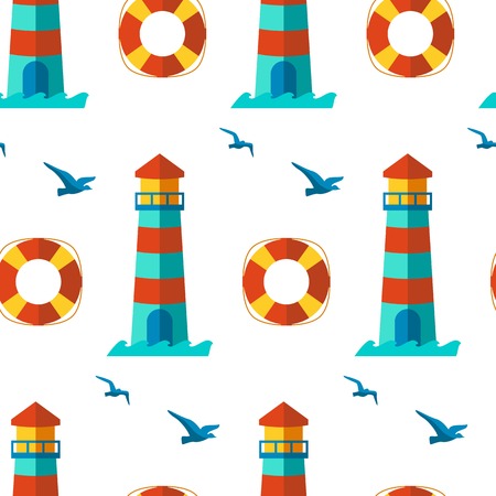 Seamless vector patterns with nautical elements wave collection paper. Ocean sea vector blue texture wallpaper marine seamless patterns. Water nautical element abstract marine seamless patterns.のイラスト素材