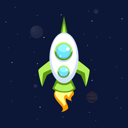 Rocket vector iconsのイラスト素材