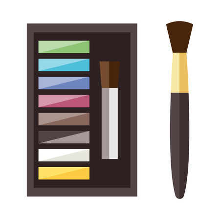 Beauty cosmetic iconsのイラスト素材