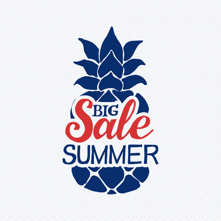 Summer sale badge vector.のイラスト素材
